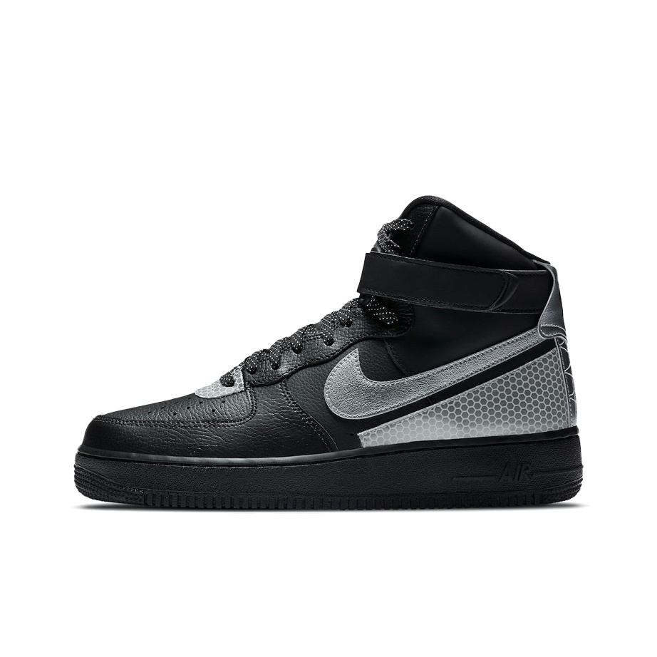 Nike Shoes Air Force 1 - ナイキ エアフォース1 スケートボードシューズ メンズ ハイトップ シルバー/ブラック