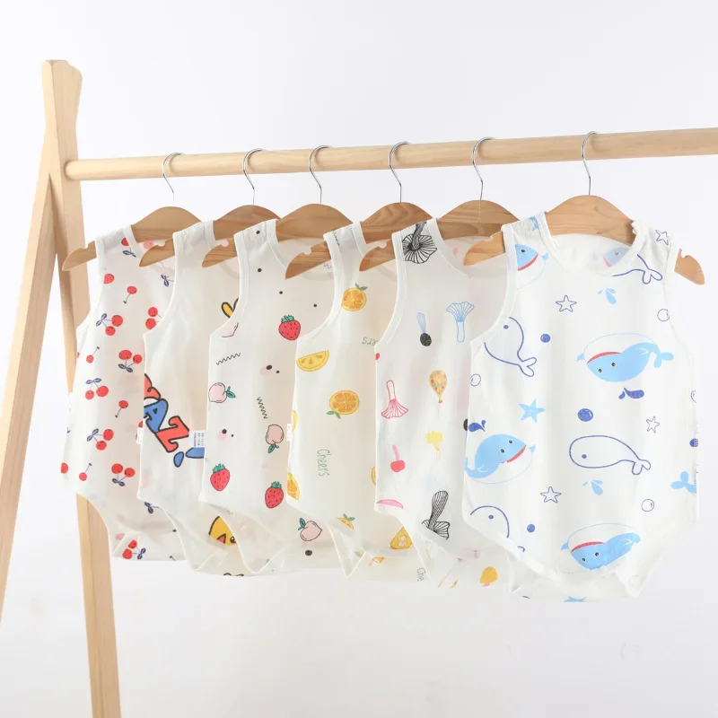 Baby Clothing High Quality - 新生児用三角オーバーオール,良質,夏