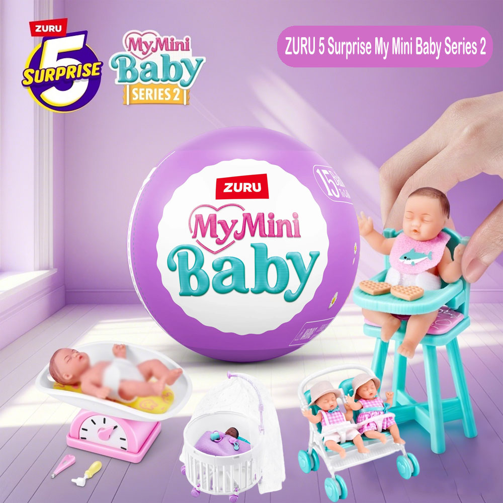 Baby Clothing Model - ズール マイミニベイビー2 5サプライズコレクタブルミステリーカプセル Gトイ用 衣類とアクセサリー シリコンベビー