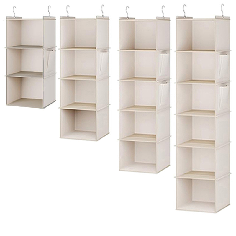 ワードローブ収納 竹シート 多層収納 吊り下げバッグ 防塵  - Baby Clothing Storage のレビューと価格