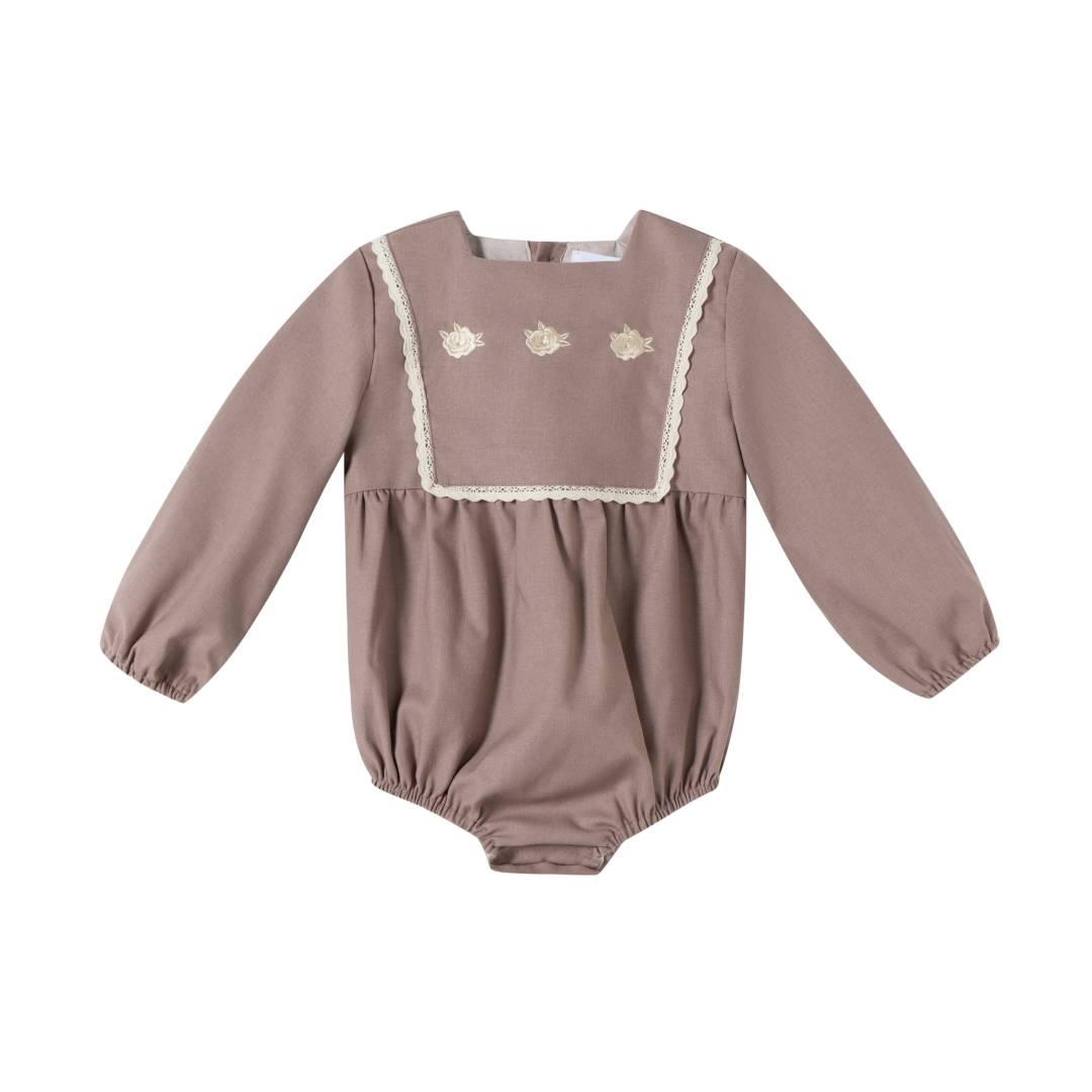 キッズコットンリネン服 刺繍ベビーロンパース レース付き衣料 - Baby Clothing High Quality のレビューと価格