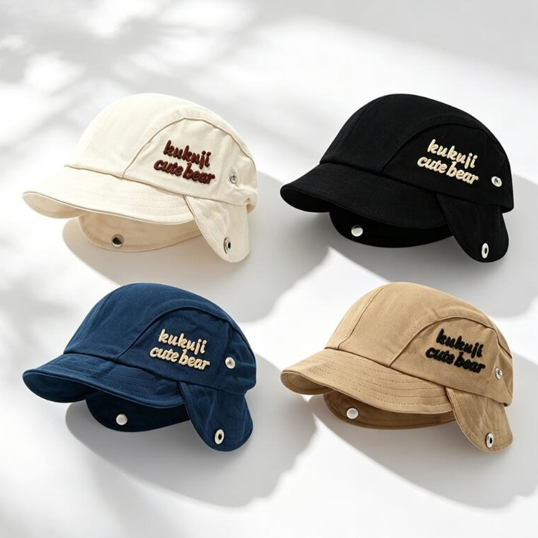 2026 秋ベビー耳介帽子かわいいポンポン幼児ビーニーキャッ - Baby Hat Beanie のレビューと価格