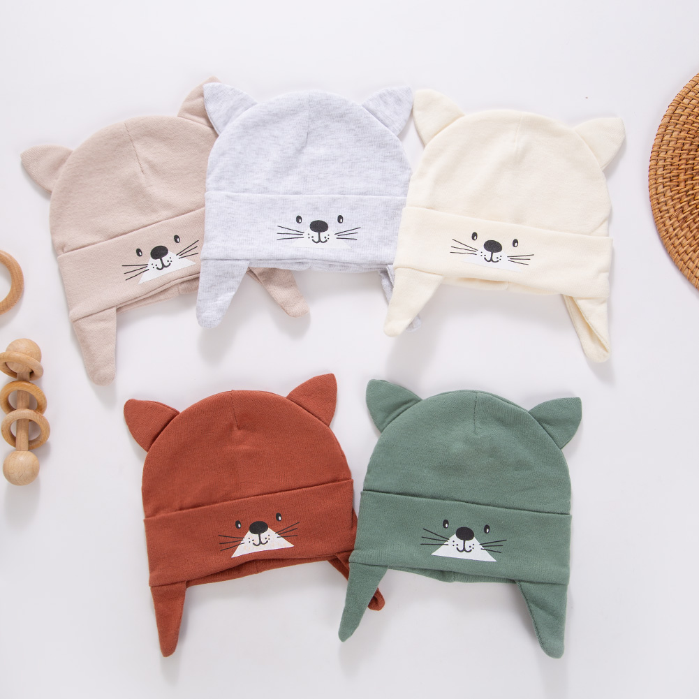 綿のベビーベビーハット、男女兼用、0〜2歳の新生児用、超ソフ - Baby Hat Beanie のレビューと価格