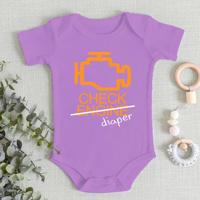 面白いチェック柄おむつレターデザイン肌に優しいベビー男の子女 - Baby Clothing Brand のレビューと価格