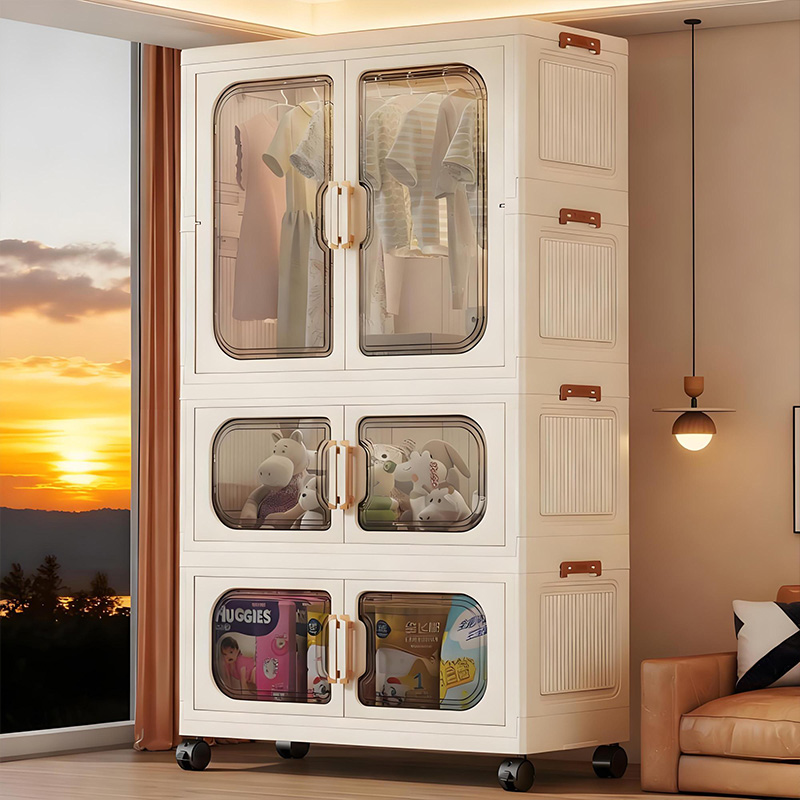 設置不要の折りたたみ式ベビーワードローブ – リビングルーム - Baby Clothing Storage のレビューと価格