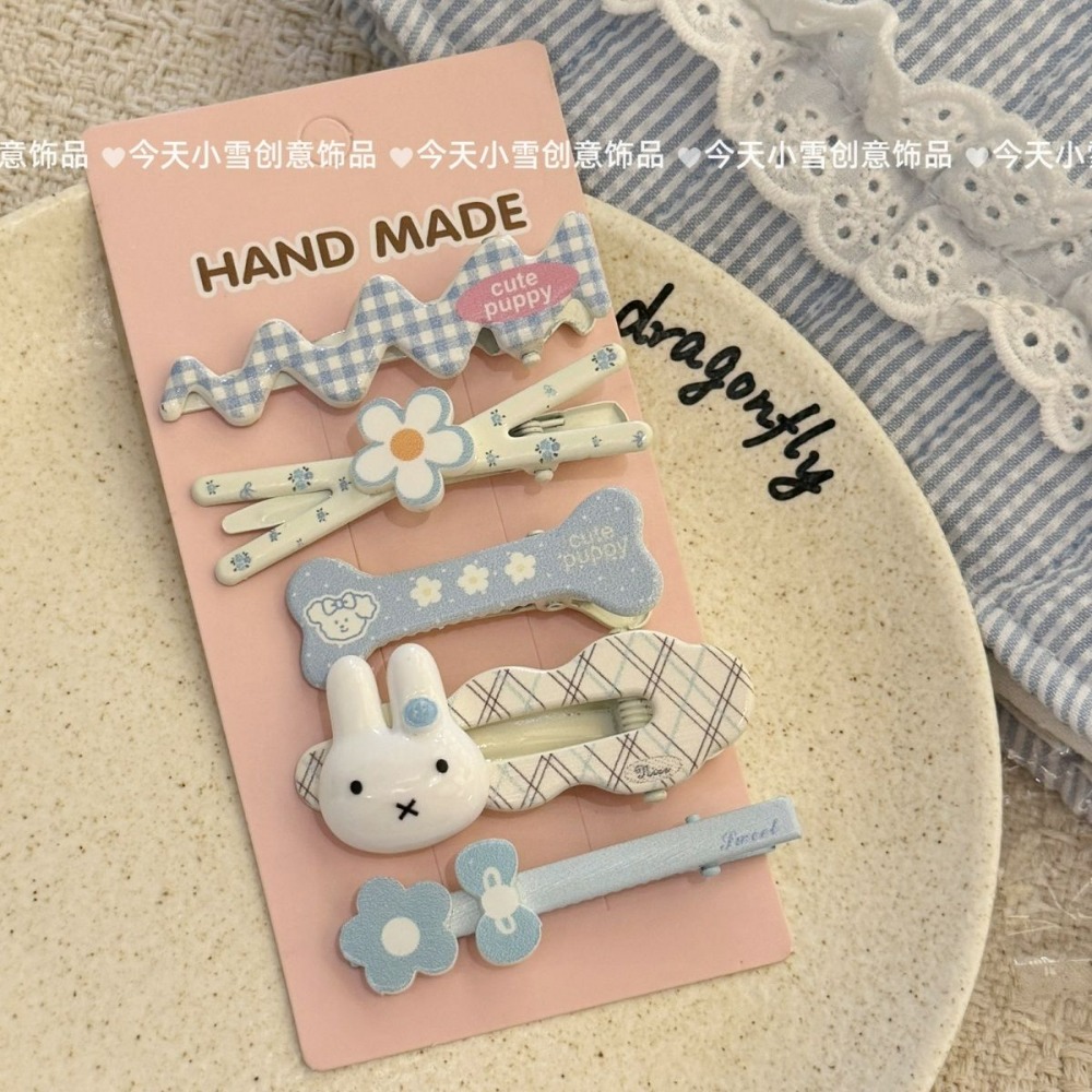5個入り ミッフィー ヘアクリップ 可愛いベビー用サイドバン - Baby Clothing Model のレビューと価格